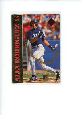 1994 Action Packed Alex Rodriguez #55 Rookie Franchise Gem Diamond