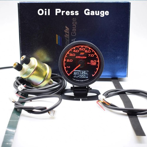 Boost Gauge Greddi 62mm 7 Farben Auto Meter Multi D/A Digitalanzeige Wassertemp - Bild 22 von 24