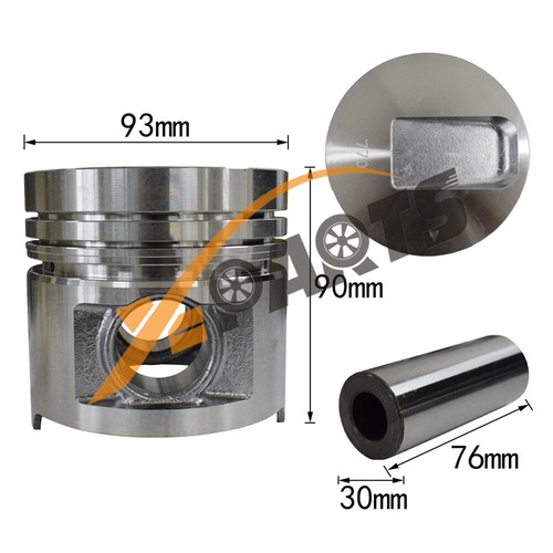 6 pcs 94mm S6S Piston & Rings Kit For Mitsubishi Engine - Foto 7 di 7