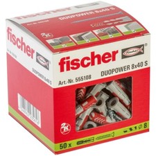 fischer Duopower 8 X 40mm With Screw Box of 50