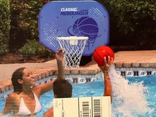 Poolmaster Poolside Water Basketball Game  Classic Rebounder New Open Box