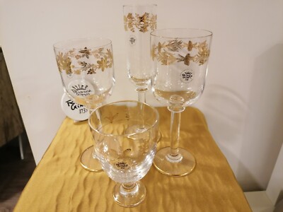 RICHARD GINORI, for 2 seats (total 8 CRYSTAL glasses), collector MARCHESE