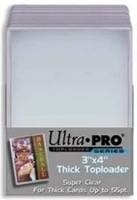 Ultra Pro Toploader 3"x4" 55pt Action Packed Card Holder 25 Pack-Top Loader Case