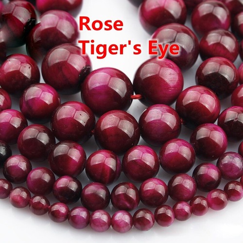 1 Strand Natural Stone Gemstone Rock Round Beads Lot 4mm 6mm 8mm 10mm 12mm - Picture 20 of 52