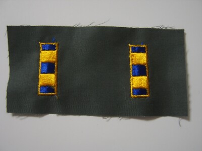 Cwo2 Insigia USN CWO2 EMBROIDERED INSIGNIA FOR FLIGHT SUIT FULL COLOR NOS VIETNAM ...
