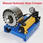 9 Dies Hose Pipe Crimping Machine High Pressure Manual Hydraulic Hose Crimper
