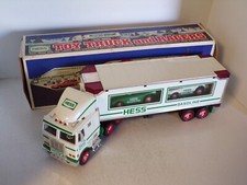1997 Hess Toy Truck and Racers with Original Box - HS-F4-T