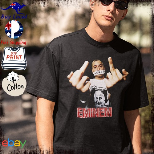 Eminem T Shirt Classic and Oversized Fit XS - US 7XL Retro Rock Music Tee - Picture 2 of 13