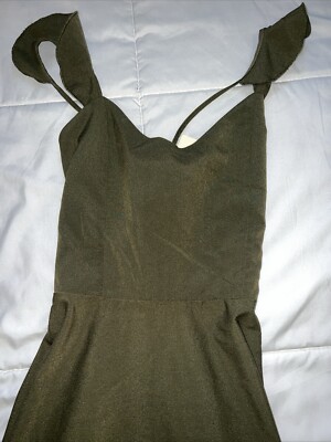 NWT Joyfolie Green Olive Dress Size 12 Girl