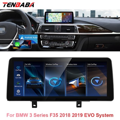 For BMW 3/4 Series 2018 2019 EVO 10.25'' Car Multimedia Screen Carplay Wifi BT