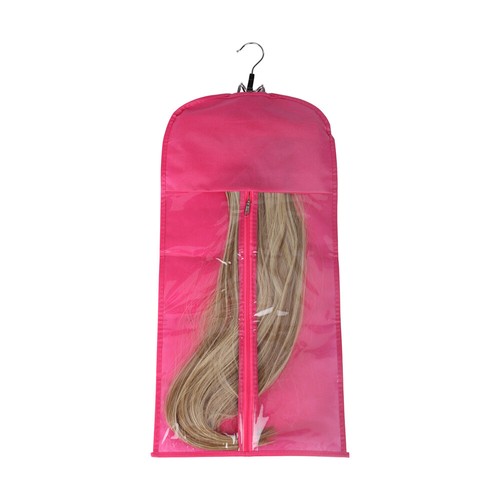 Hair Extensions Wigs Storage Bag Holder Case Dustproof Protector w/Hanger Hook - Picture 3 of 13