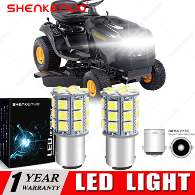 SUPER 1156 LED Headlight For Ariens Huskee Poulan PoulanPro Case mower 12V Blubs