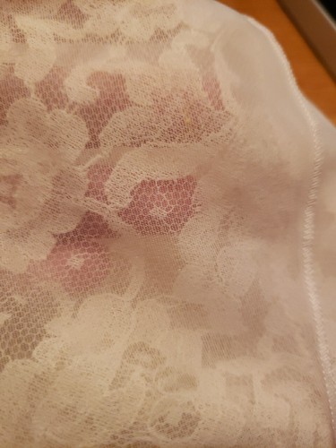 Vintage Vanity Fair Full Slip Nightgown Nylon Tricot 32 S Cream W/ Gorgeous Lace - Picture 11 of 13