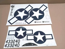 Top Flite GIANT P-47D Thunderbolt Airplane Decal Sheets GOLD Edition Kit P47GD01