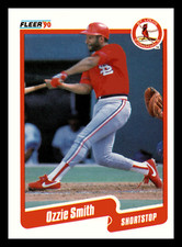 1990 Fleer Ozzie Smith HOF #260 St. Louis Cardinals Near Mint NM