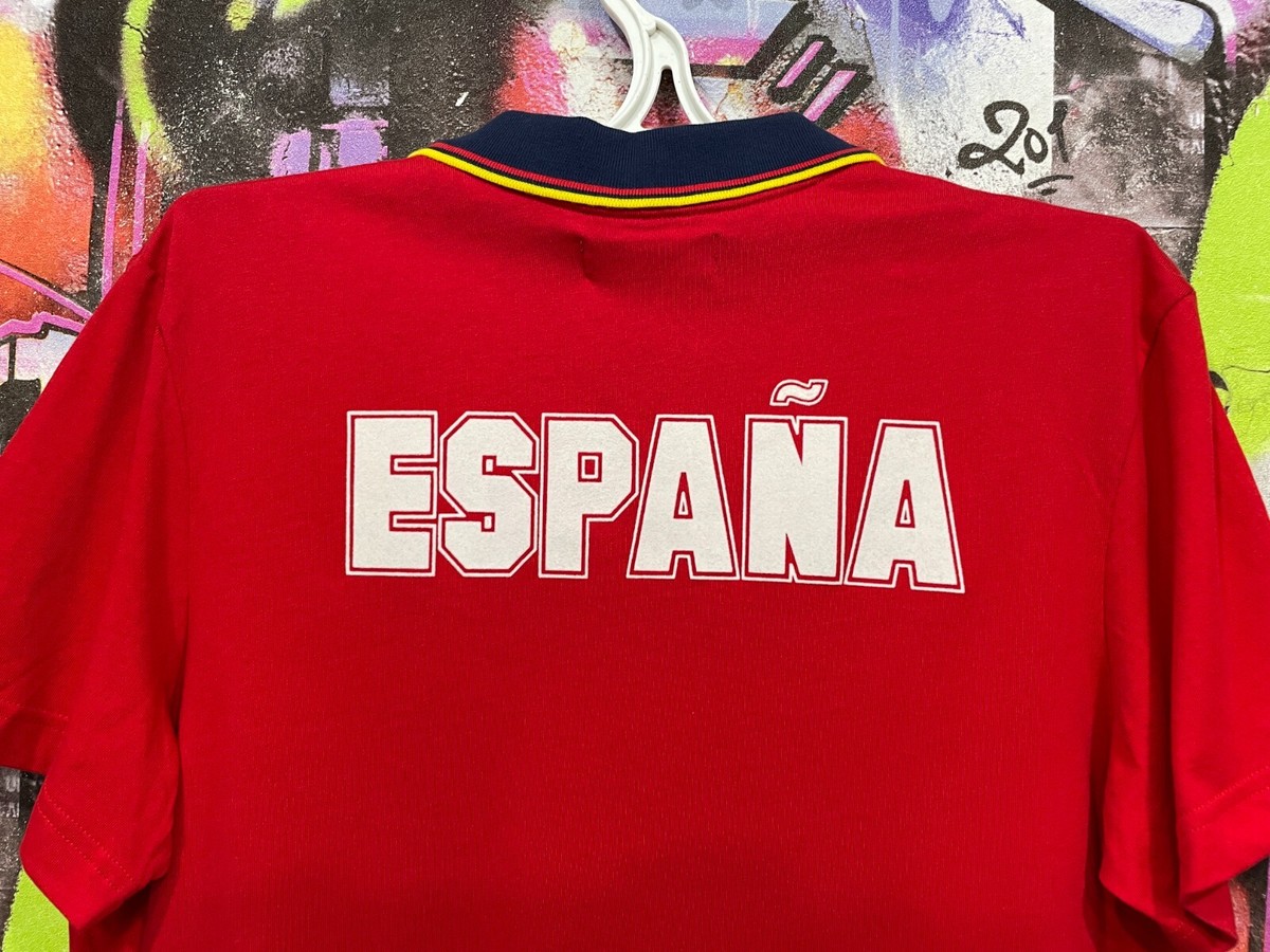 Spain 1994 1995 1996 Home Shirt Jersey Camiseta Adidas X27970 Mens