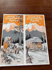 Vintage 1927 Along The Union Pacific System Rail Travel Brochure Booklet