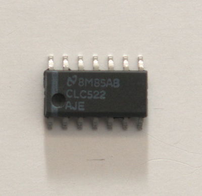 5x CLC522 Variable gain amplifier
