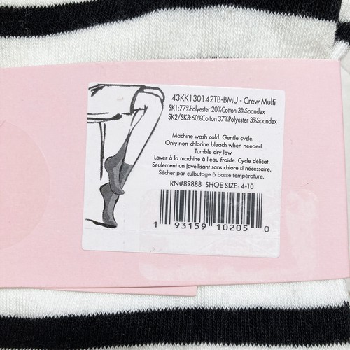 Calcetines Kate Spade Crew 3 Pares ELIGE Flor Lunares Rayas Leopardo Nueva York - Imagen 88 de 142