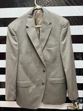 Men"Lauren" grayish/brownish suit jacket/blazer Size 42 R. Prev. Owned C below 