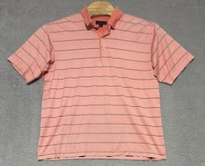 Cutter & Buck Signature Collection Striped Polo Shirt Mens Large