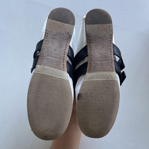 MIU MIU Ballet shoes Flat Shoes Size 36 White Black Japan - Picture 3 of 4