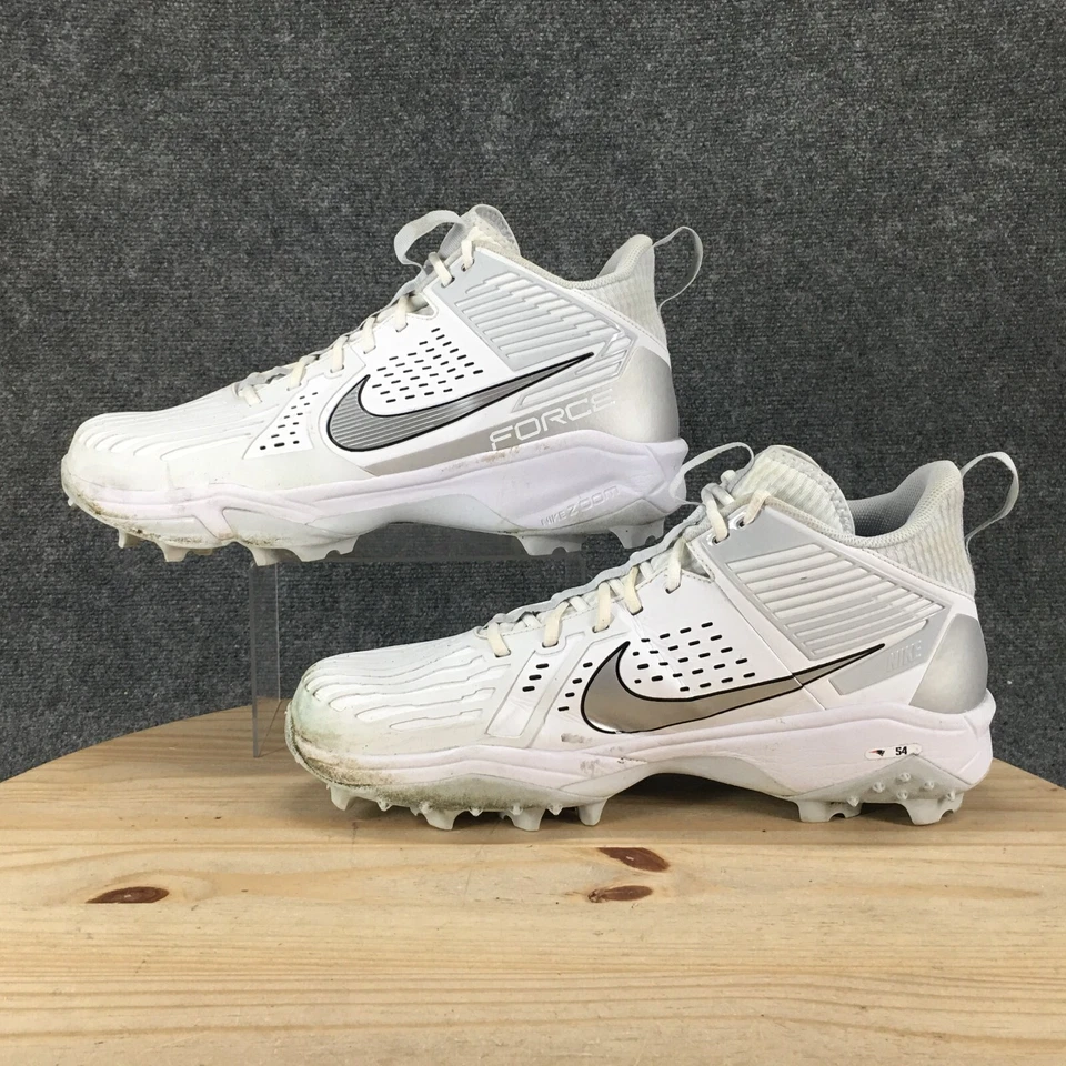 Nike Zapatos Para Hombres 16 Force Savage Pro 2 Botines de Fútbol Con Cordones Blanco Tenis Medio Foto 2 de 4