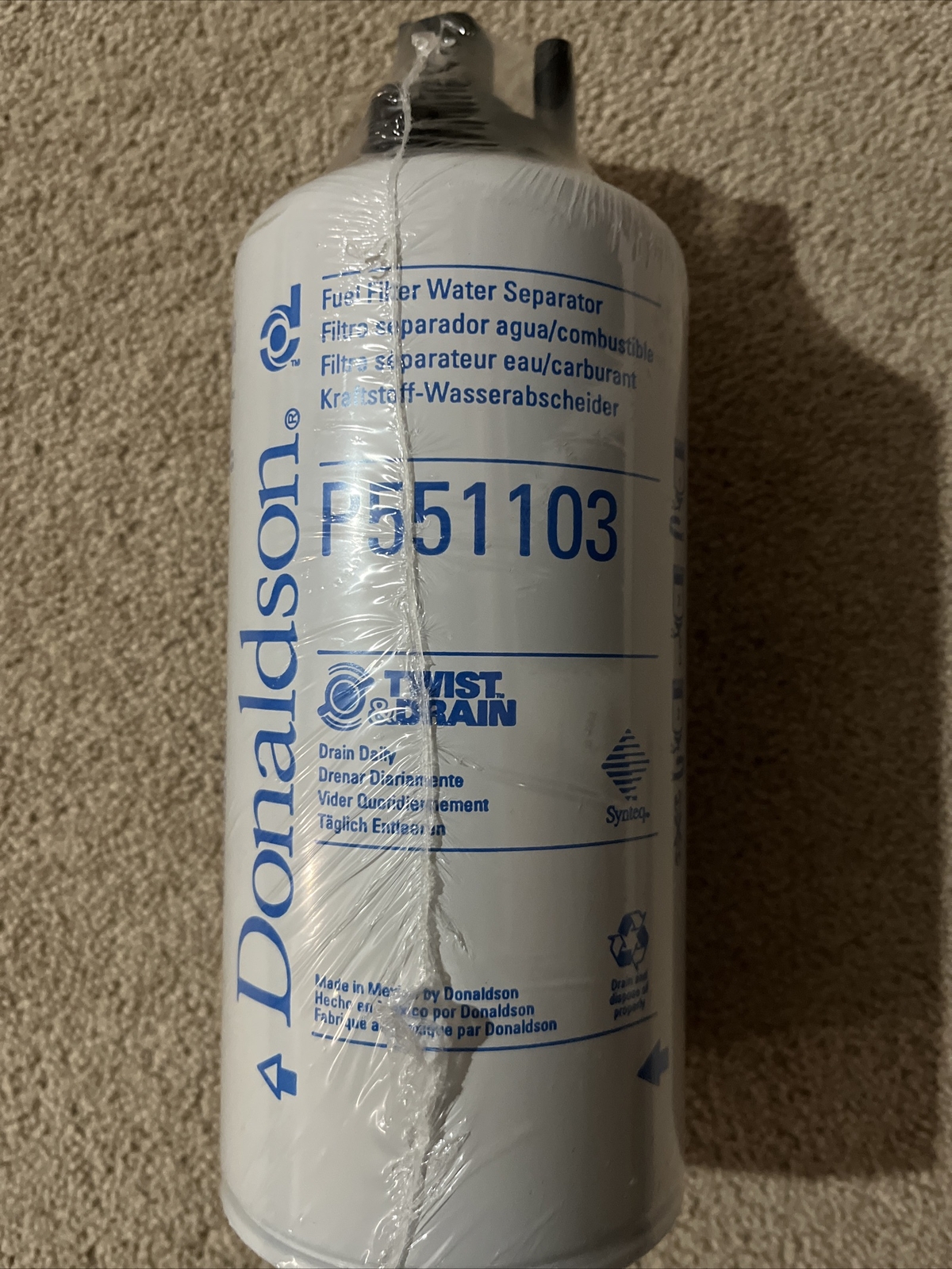 Donaldson P551103 Fuel Filter Water Separator. New. Free P&P
