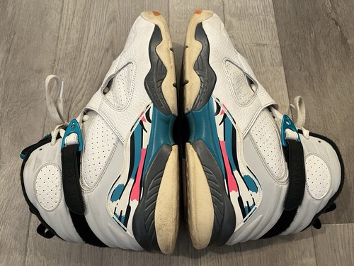 Nike Air Jordan 8 VIII Uomo Retro "South Beach" (305381-113) - Taglia 11 - Foto 6 di 8
