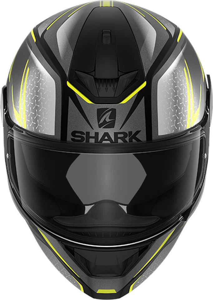 Full Face Helmet Shark D-SKWAL 2 Daven Yellow XS Yellow Helmet Casque - Image 3 of 3