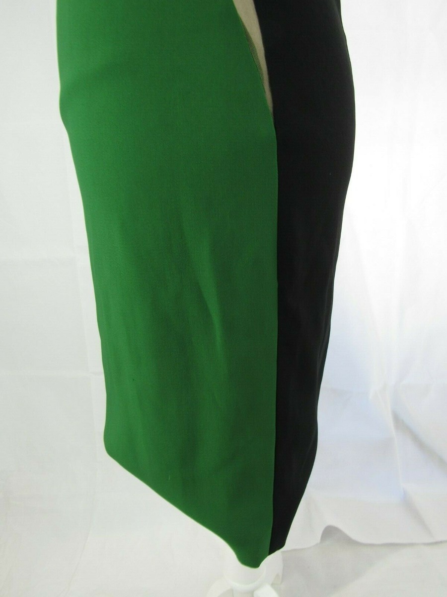 Stella McCartney Sleeveless Illusion Dress Green/Black NWT Stella McCartney Sleeveless Illusion Dress Green/Black NWT