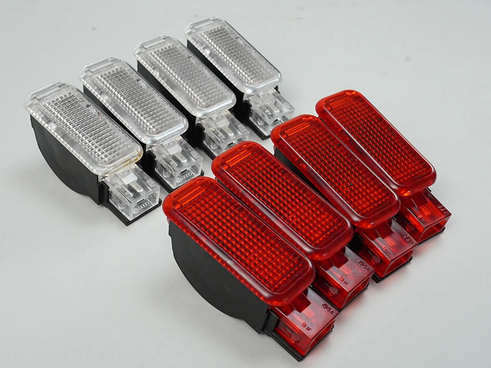 Audi A4 B8 2009-2016 puerta abierta reflector luz de advertencia interior OEM Foto 3 de 4