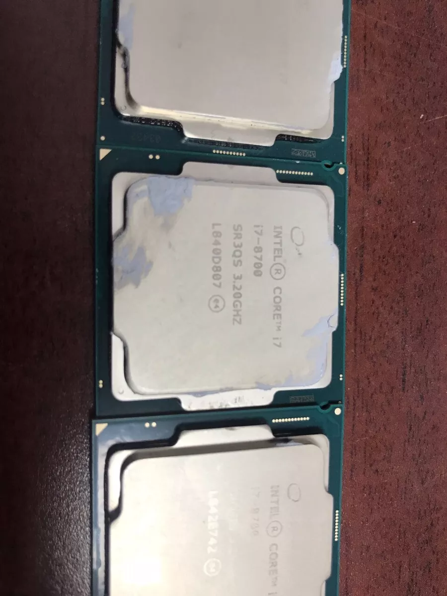 LOT OF 5 X Intel Core Processor i7-8700 3.20Ghz 6 Cores 12MB