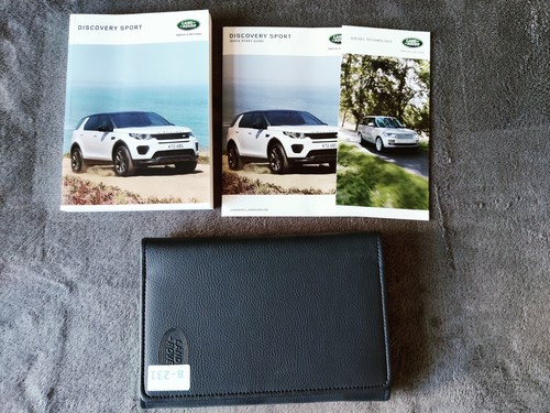 GENUINE LAND ROVER DISCOVERY SPORT 2015-2019 HANDBOOK OWNERS MANUAL WALLET B-231