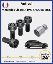 Muttern Diebstahschutzsystem für Räder Schwarz Mercedes Klasse A (W177)