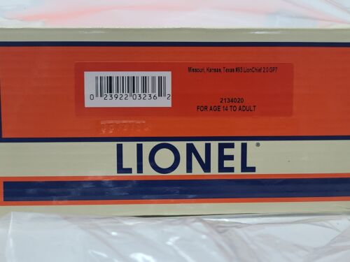 Lionel MKT Missouri Kansas Texas #93 LionChief 2.0 GP7 2134020 New in Box - Picture 6 of 11