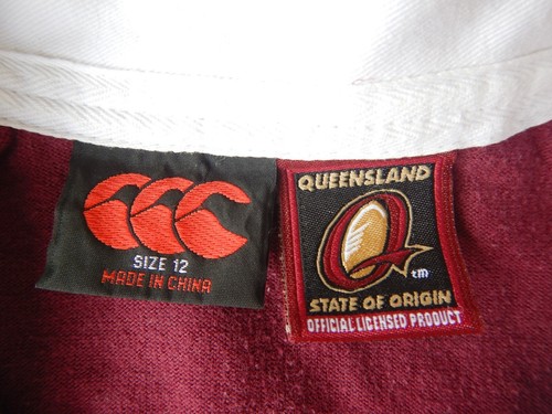 2005 Queensland State Of Origin NRL Kids Boys Rugby League Football Jersey - 12 - Bild 6 von 12
