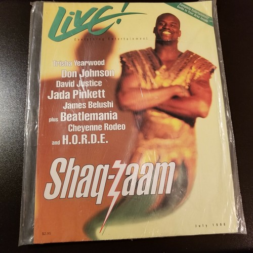 Live Magazine Shaquille O'Neal July 1995 Yearwood, Belushi Plus Beatlemania - Picture 2 of 7
