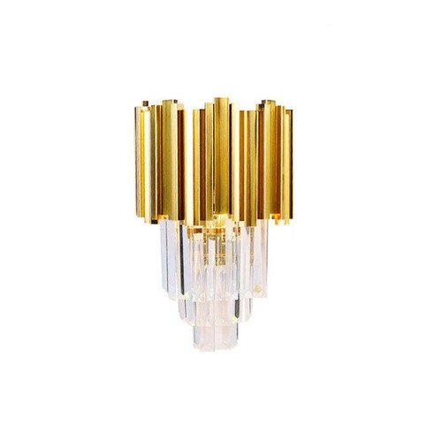 Dazzling and Voguish Crystal Wall Sconce - 第 2/6 張圖片