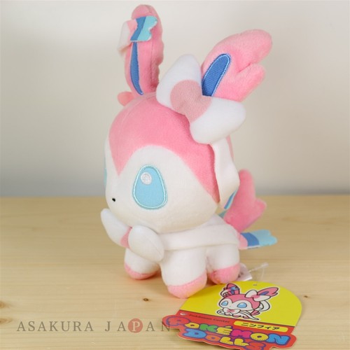 Pokemon Center Original POKEMON DOLLS Plush doll Sylveon Toy Japan