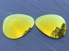 POLARISED GOLD MIRROR REPLACEMENT LENSES FOR RAY-BAN RB3025 55mm