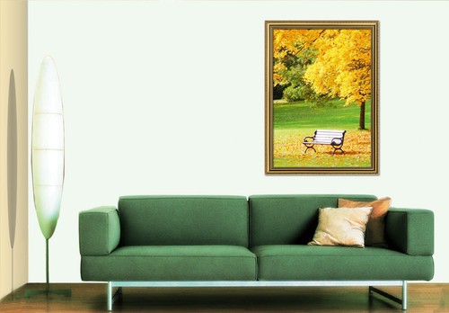 3D Golden Grove 6675 Fake Framed Poster Home Decor Print Painting Unique Art - 第 2/11 張圖片