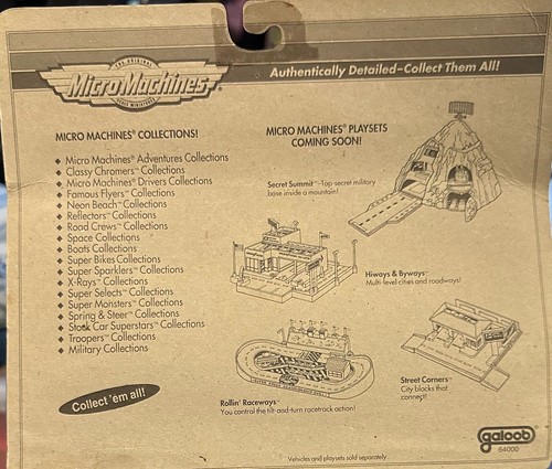 Vintage Micro Machines 64000 Famous Flyers Collection #6 World Famous Aircraft - Picture 4 of 4
