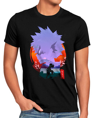Katsuki Hero Herren T-Shirt superhero japan academia manga