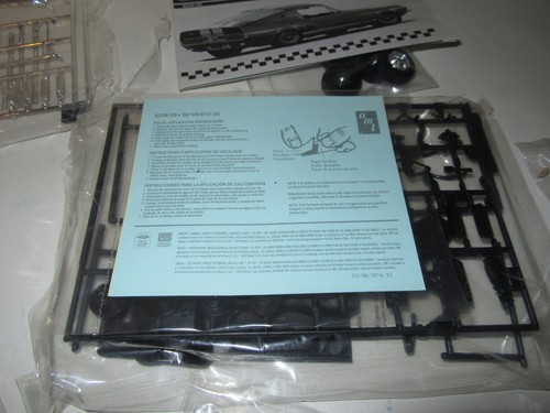 AMT 1967 GT-350 Shelby 1:25 Model Car Kit Black COMPLETE Ford Mustang OB READ - Picture 12 of 17