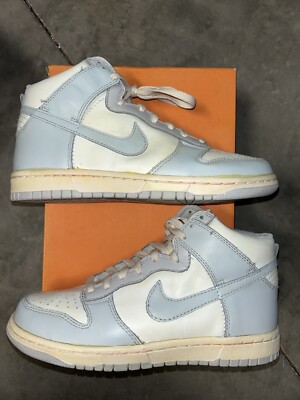 NIKE DUNK HIGH VNTG White Gray Irregular Model Made 2008  display picture 1