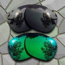Grey Black Jade Green Lenses Replacement for-Oakley Madman OO6019 Polarized