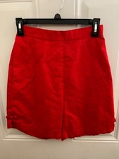 Vintage 60s Red Island Apparel Shorts High Rise Size 14 Made in Hawaii