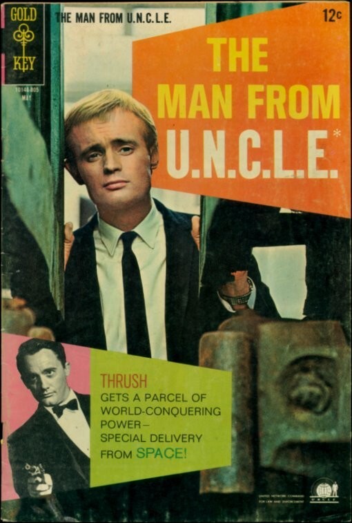 1968 MAN FROM U.N.C.L.E. #18 Photo Cover Comic Book Fine Condition