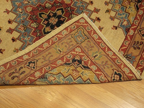 4,2 x 4,1 handgefertigter feiner Qualität afghanischer kaukasischer Teppich _Gemüse gefärbte handgesponnene Wolle - Bild 10 von 10